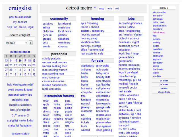 Craigslist shuts down personals section