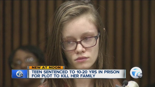 Plymouth Township teen sentenced to 10-20 years in family murder plot ...