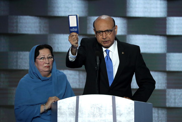 Father of fallen Muslim soldier blasts Trump at convention
