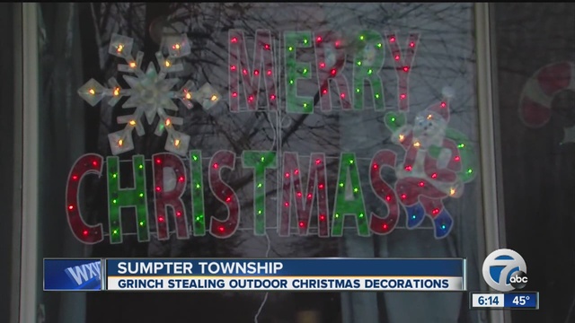 sumpter township police are searching for a grinch who is stealing christmas decorations - Grinch Outdoor Christmas Decorations sumpter township police are searching for a grinch who is stealing christmas decorations - Grinch Outdoor Christmas Decorations