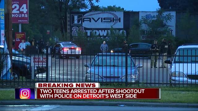 detroit police officers involved in shootout during attempted armed