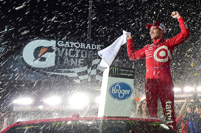 Kyle Larson steals win in NASCAR regular season finale