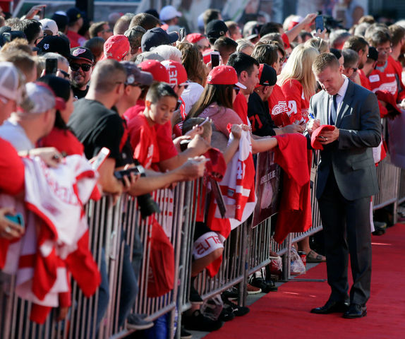 Photo gallery: Red Wings' historic home opener at Little Caesars Arena
