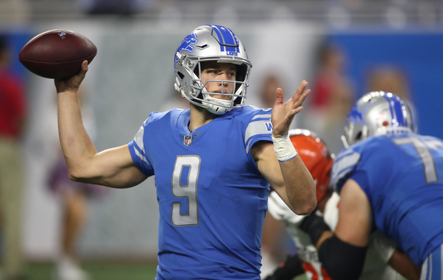 Matthew Stafford throws 3 TD passes as Lions beat Browns