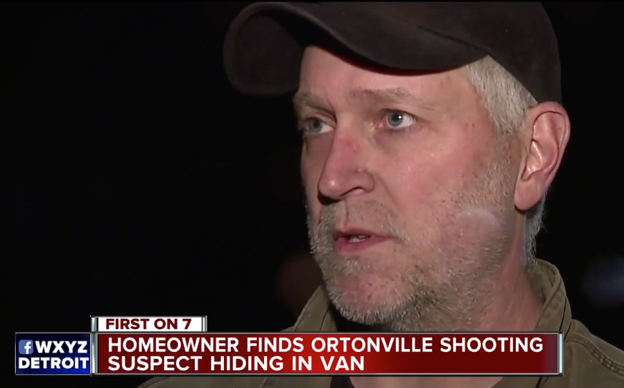 Man holds Ortonville shooting suspect at gunpoint, tells him to get on