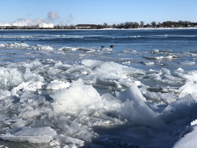 PHOTO GALLERY: Ice blockage along St. Clair River in East China Township