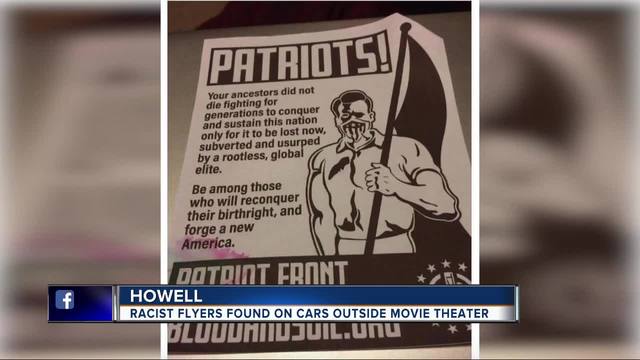 white supremacist flyers found in howell parking lot mayor rejects flyers printing howell