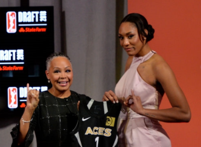 WATCH: Blake Griffin surprises top WNBA draft pick A'ja Wilson