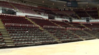 Photos: Crews remove seats at Joe Louis Arena