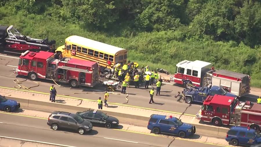 1 dead, 5 injured in crash involving Ypsilanti school bus in Pittsfield