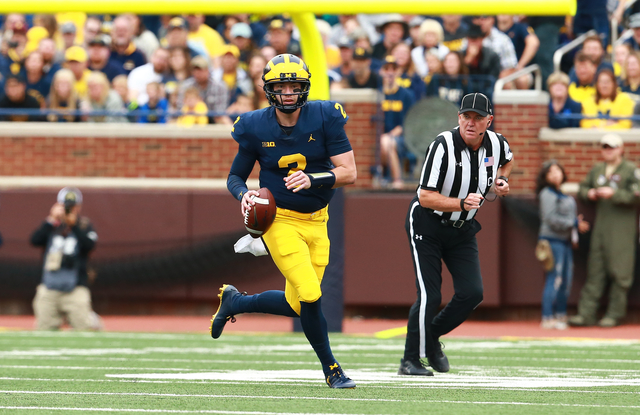 Shea Patterson, No. 21 Michigan rout Western Michigan in home opener