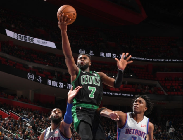Celtics hand Pistons first loss of season